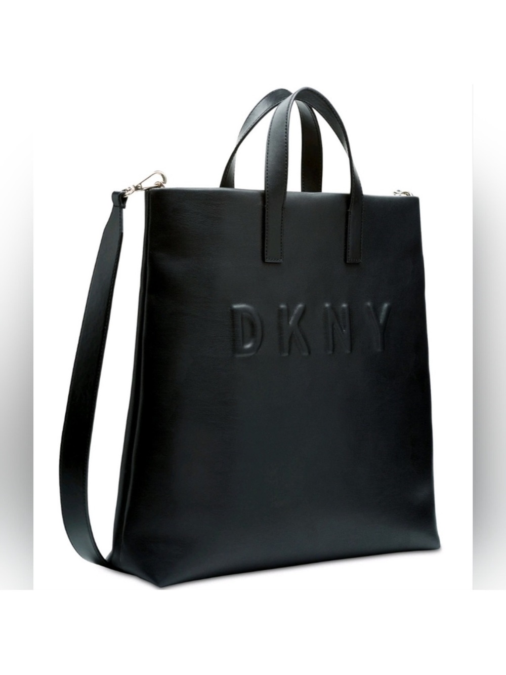 DKNY Tilly Black Leather Tote Bag
